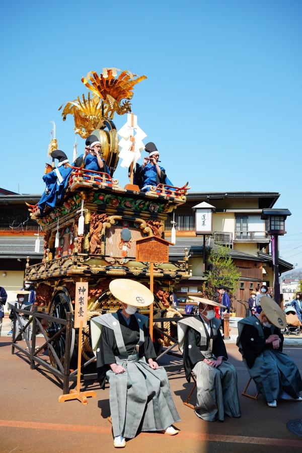 古川祭屋台曳き揃え風景写真(3)