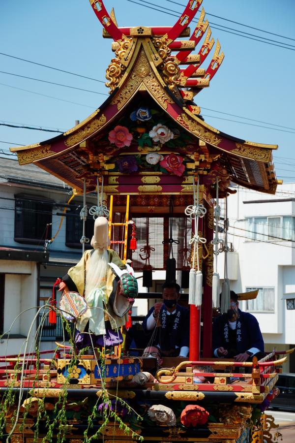 古川祭屋台曳き揃え風景写真(4)