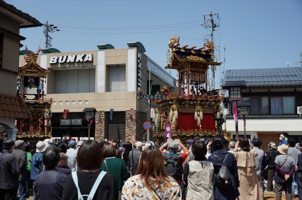 古川祭屋台曳き揃え風景写真(7)