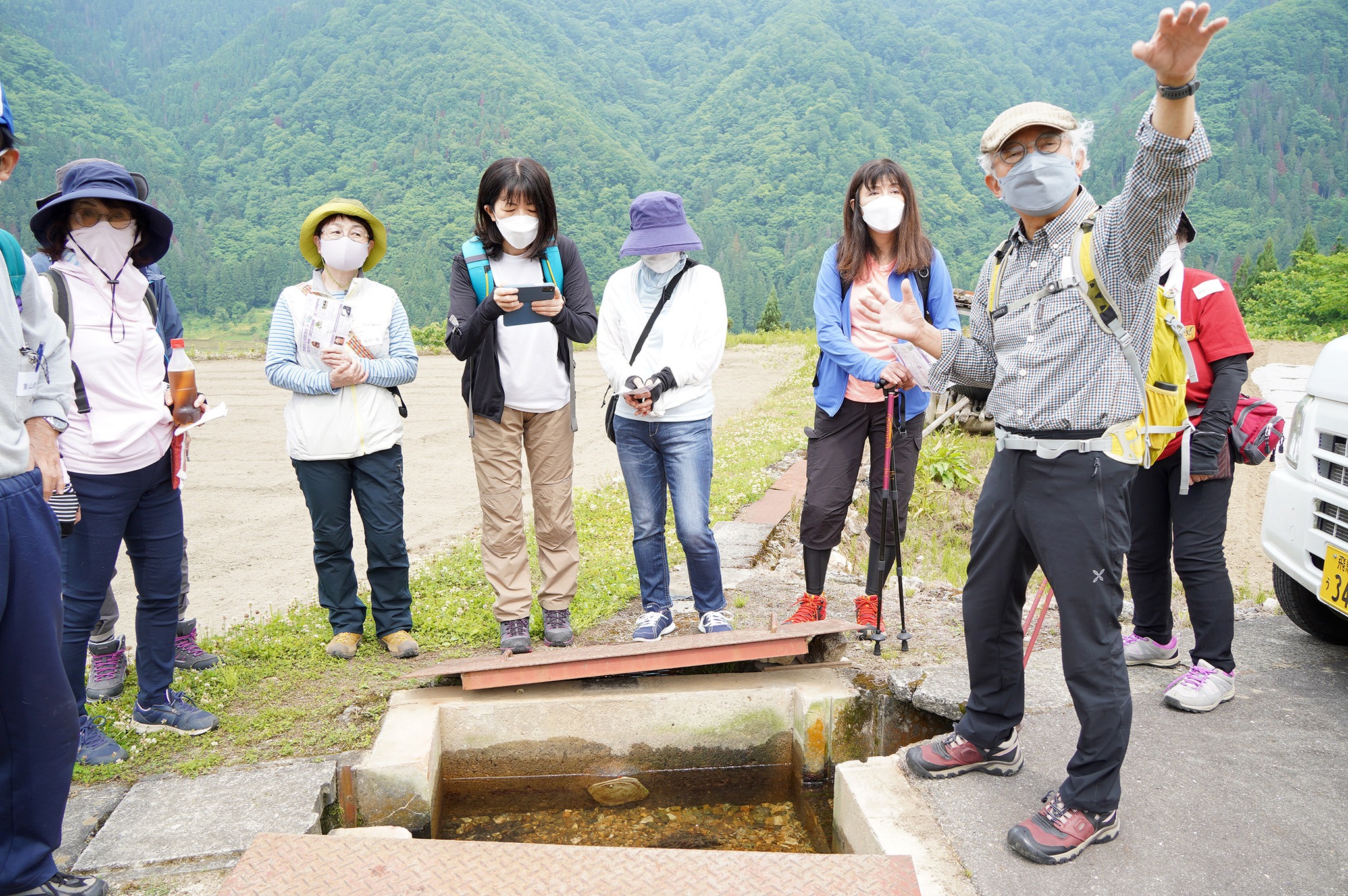 里山歩きの写真