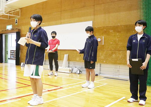 部活動激励会の様子写真