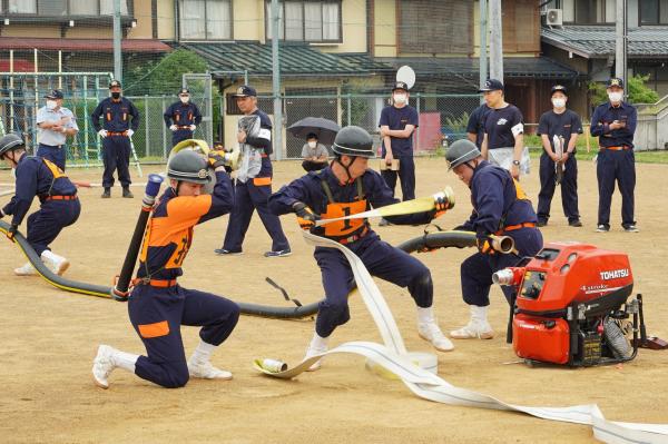 操法大会の様子