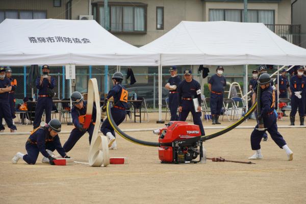 操法大会の様子