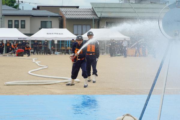 操法大会の様子