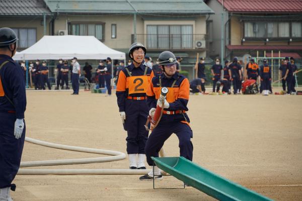 操法大会の様子