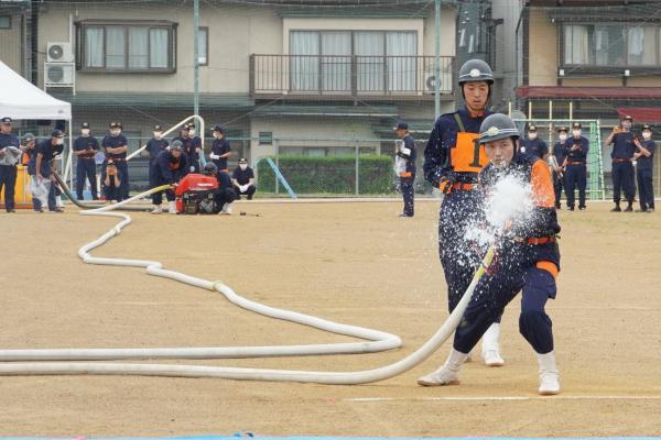 操法大会の様子