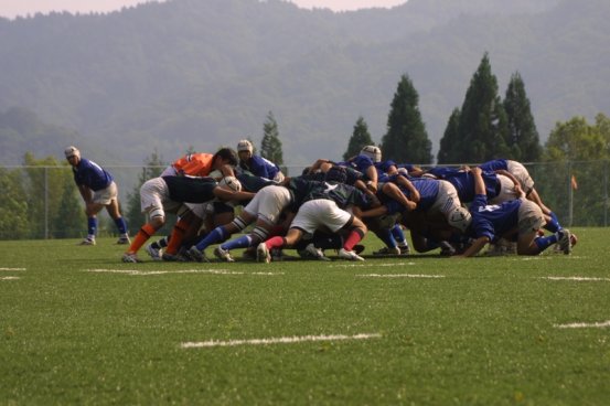 数河高原ラクﾞヒﾞｰ合宿の様子