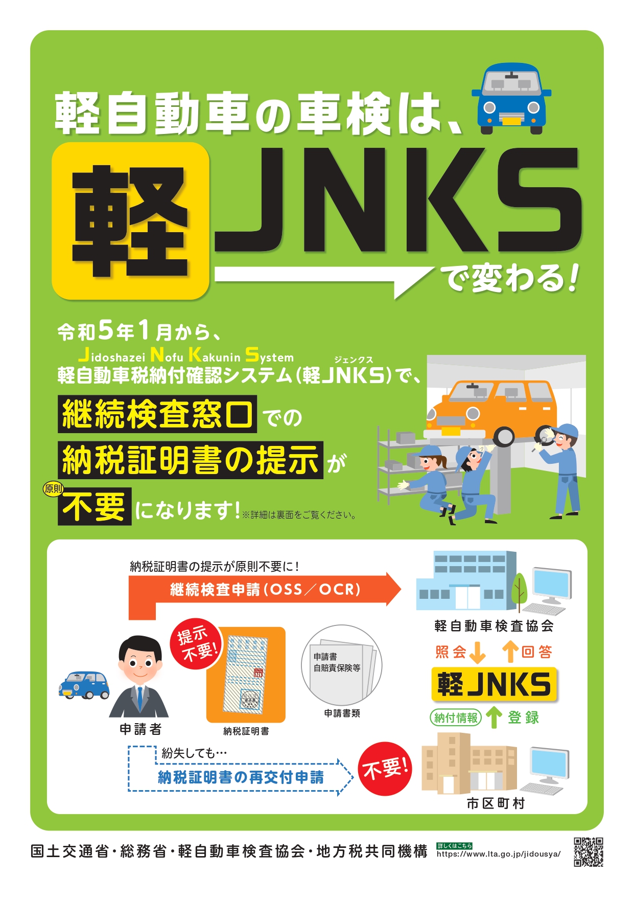 軽JnksA4リーフレット