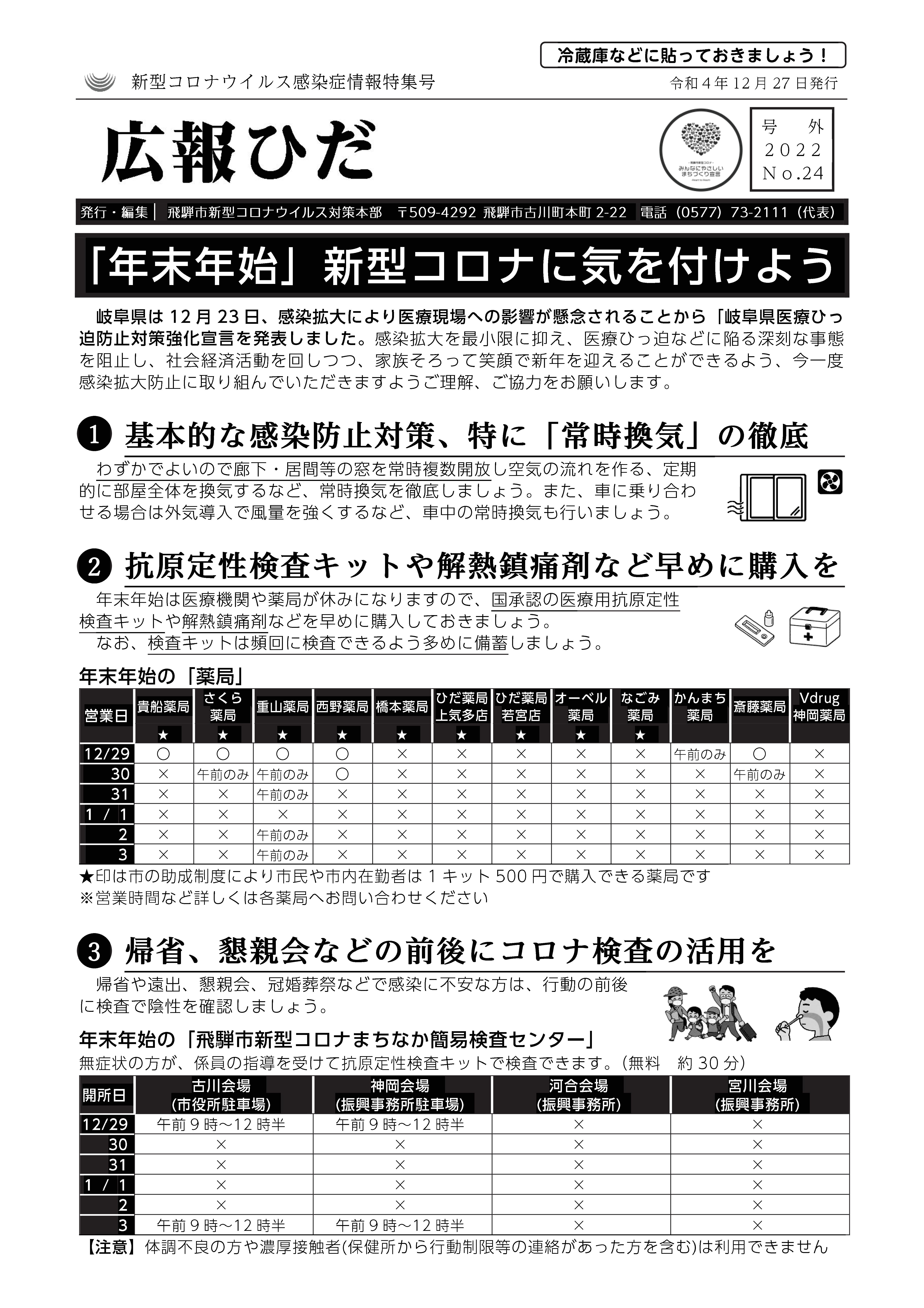 広報ひだ号外24号