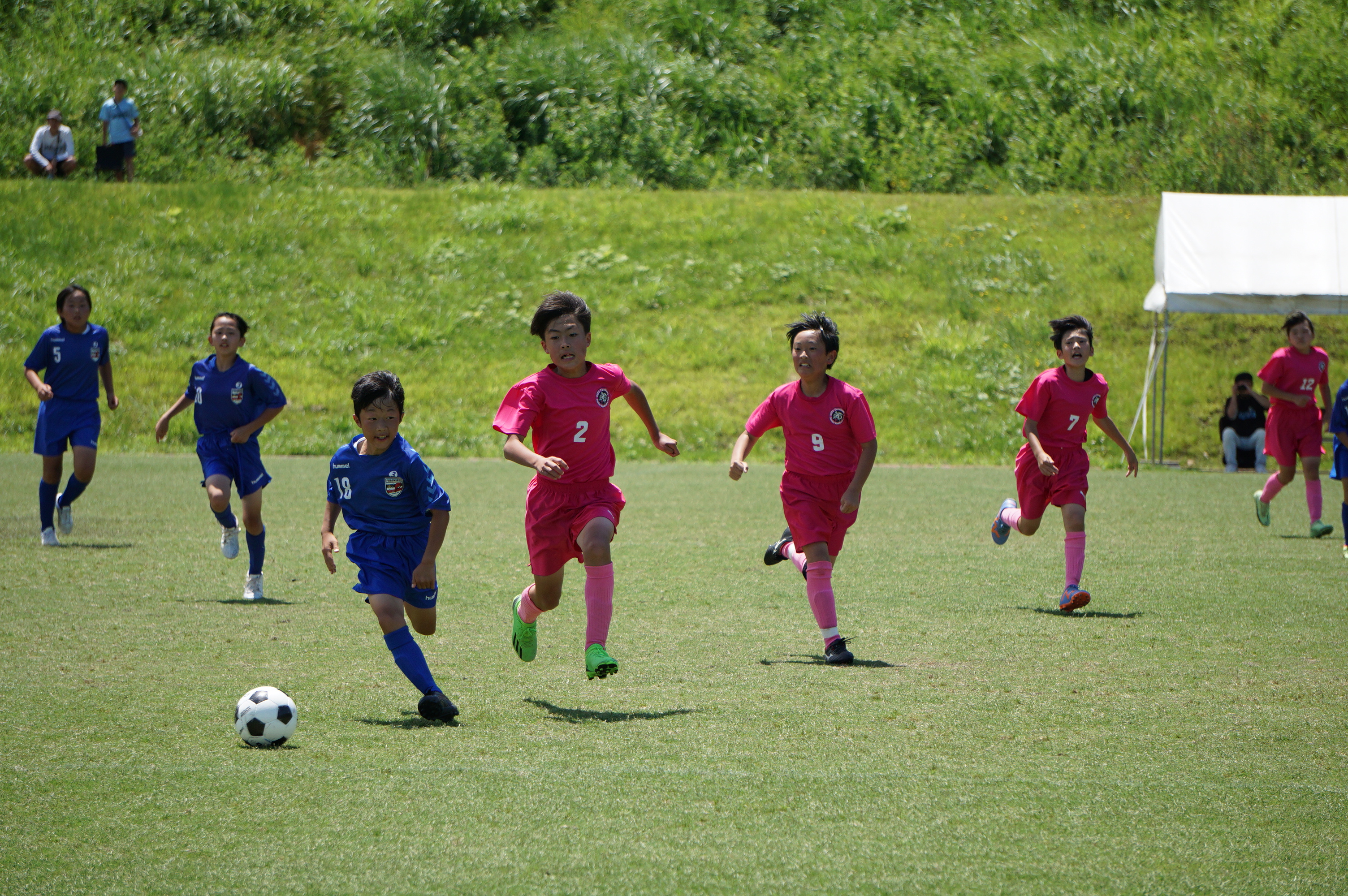 サッカー大会の様子