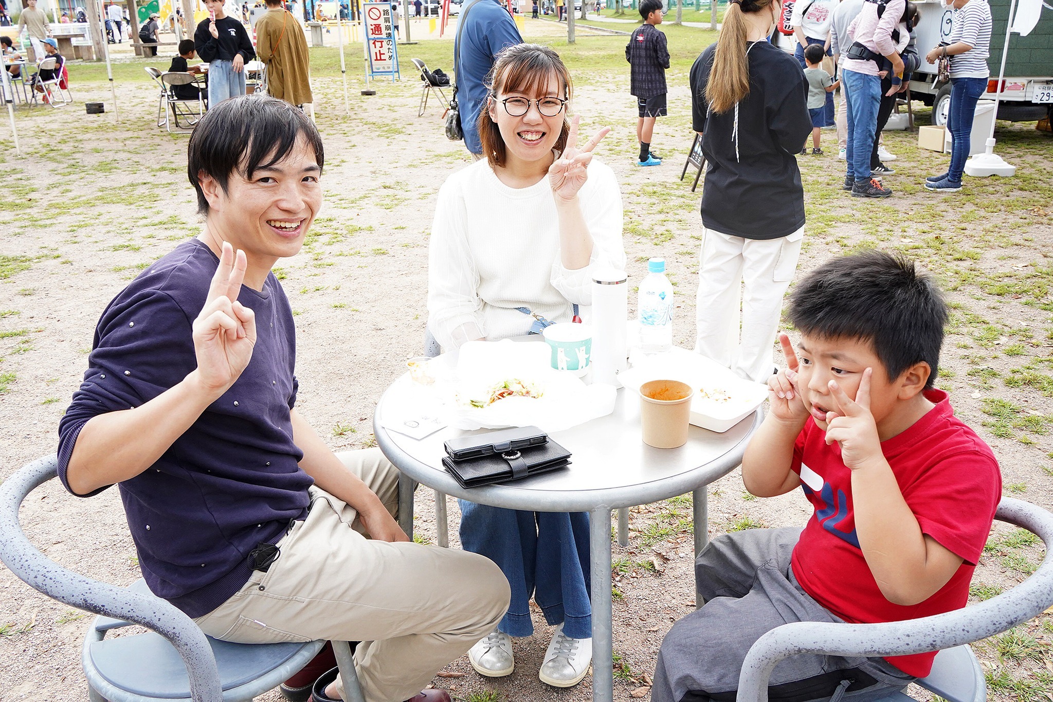 イベントに参加した親子の様子