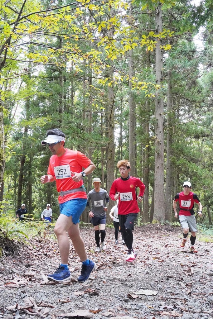 コース内、選手たちの様子