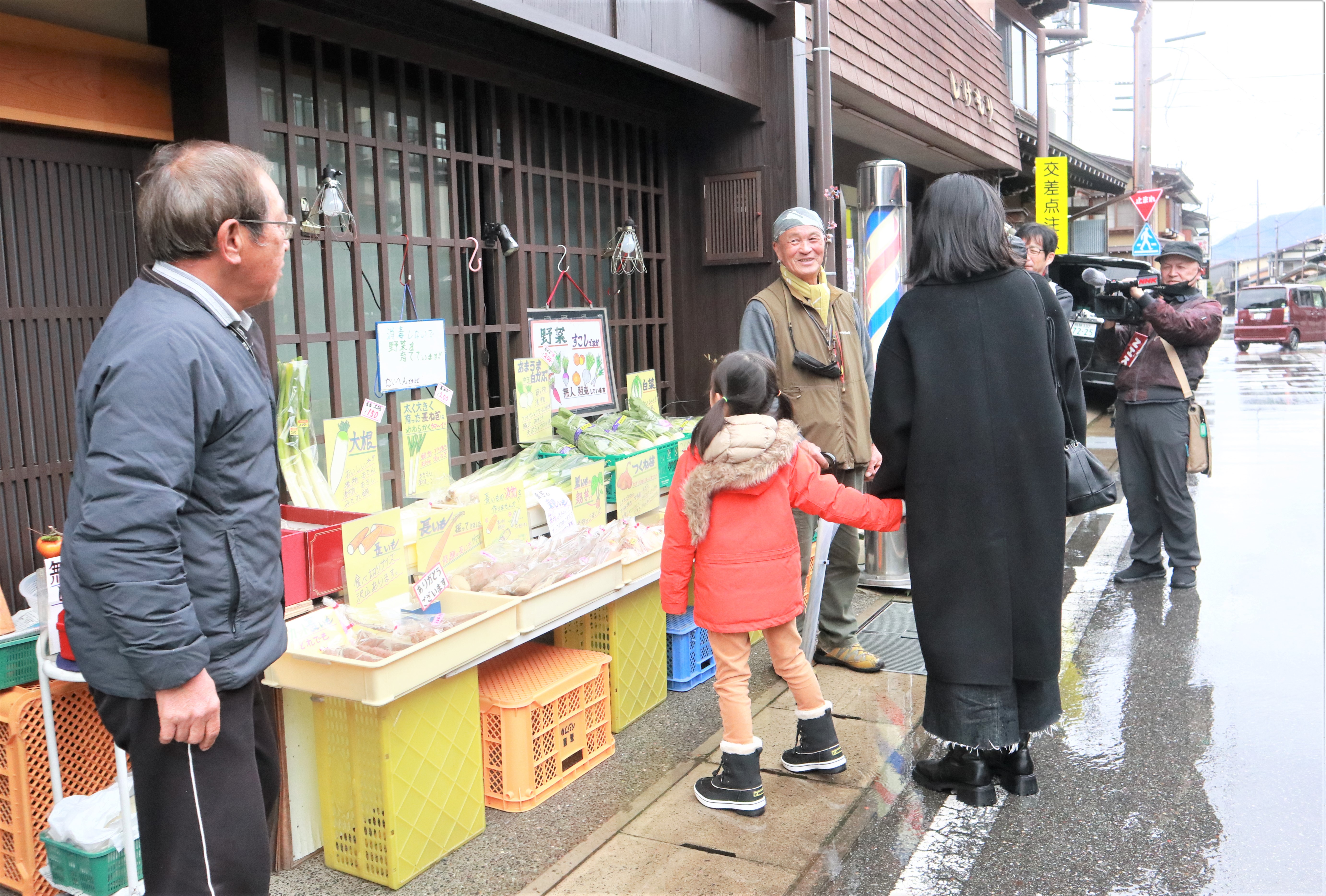 町案内の様子