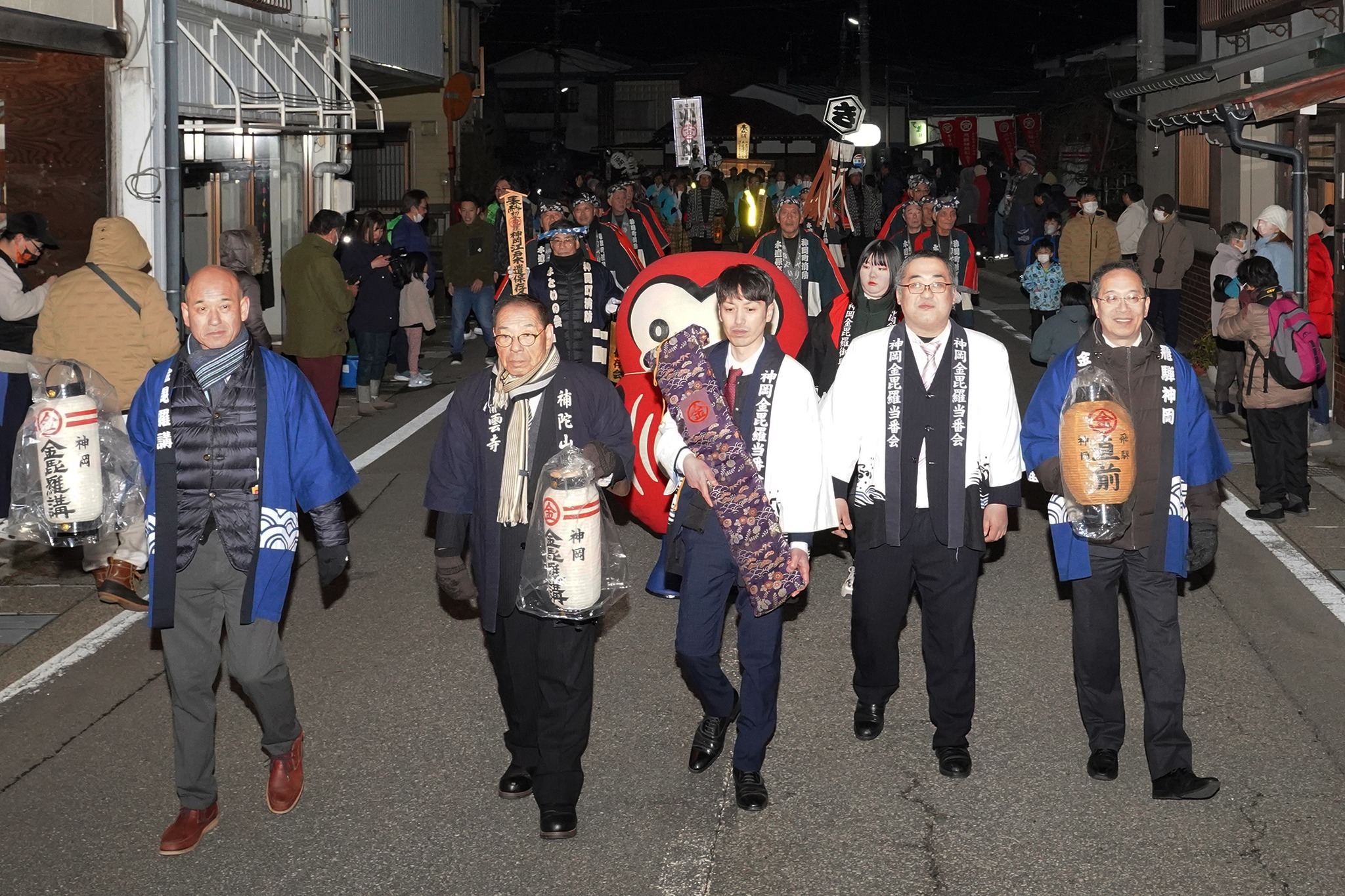 神岡初金毘羅宵祭の様子