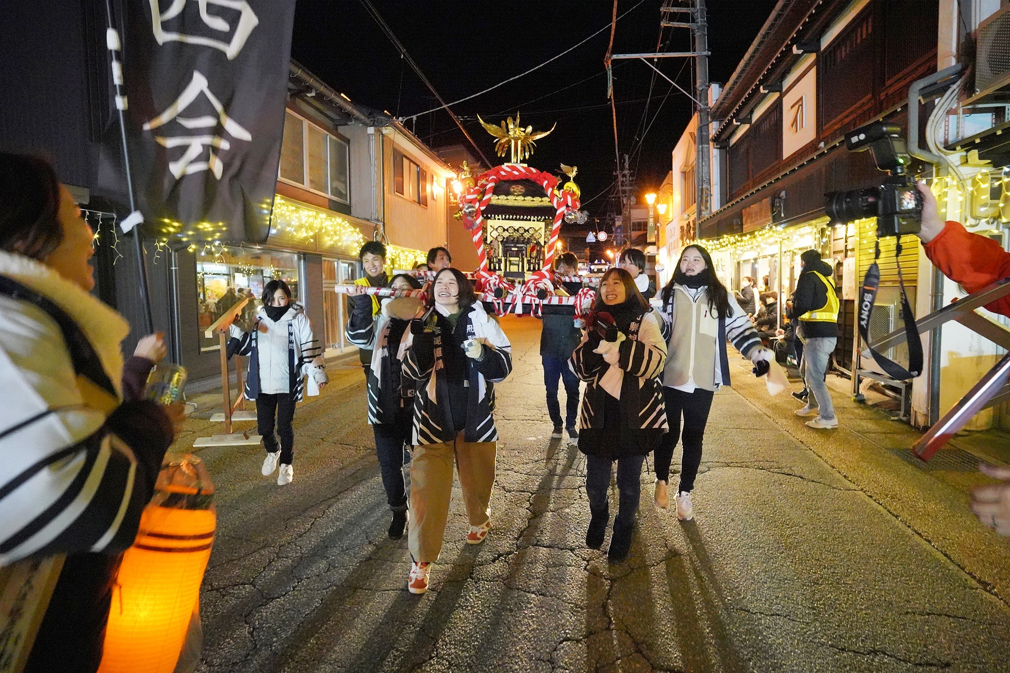 神岡初金毘羅宵祭の様子