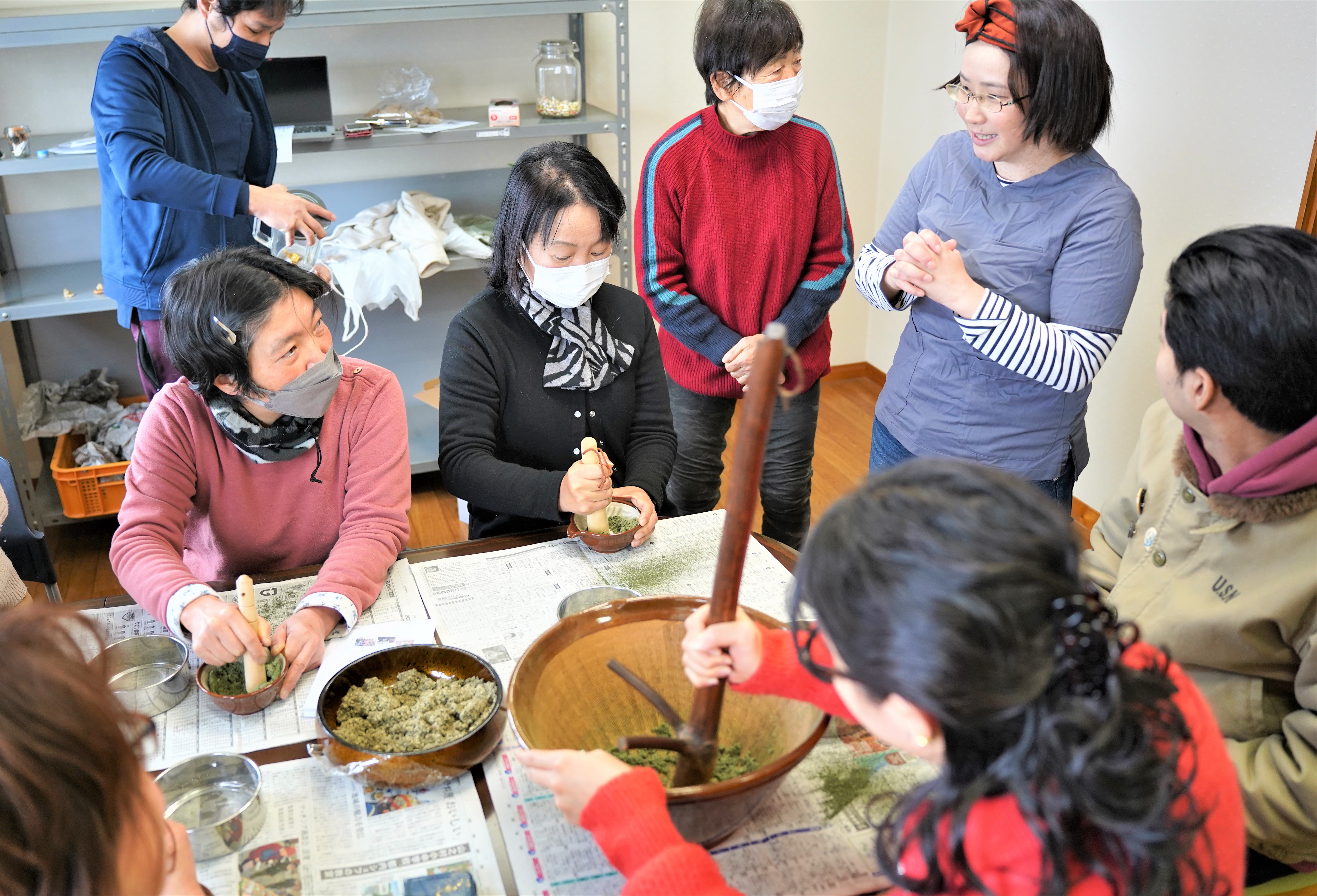 「ヨモギの日」の様子