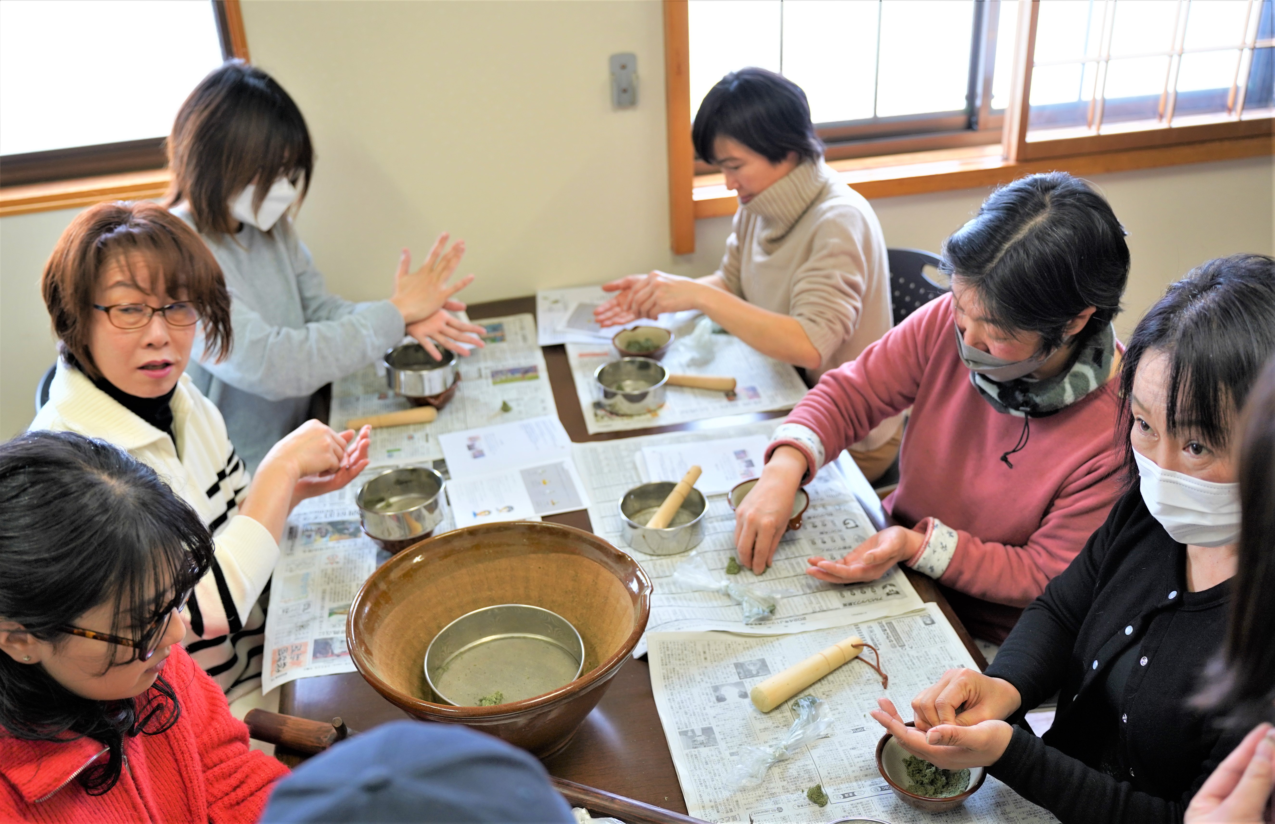 「ヨモギの日」の様子