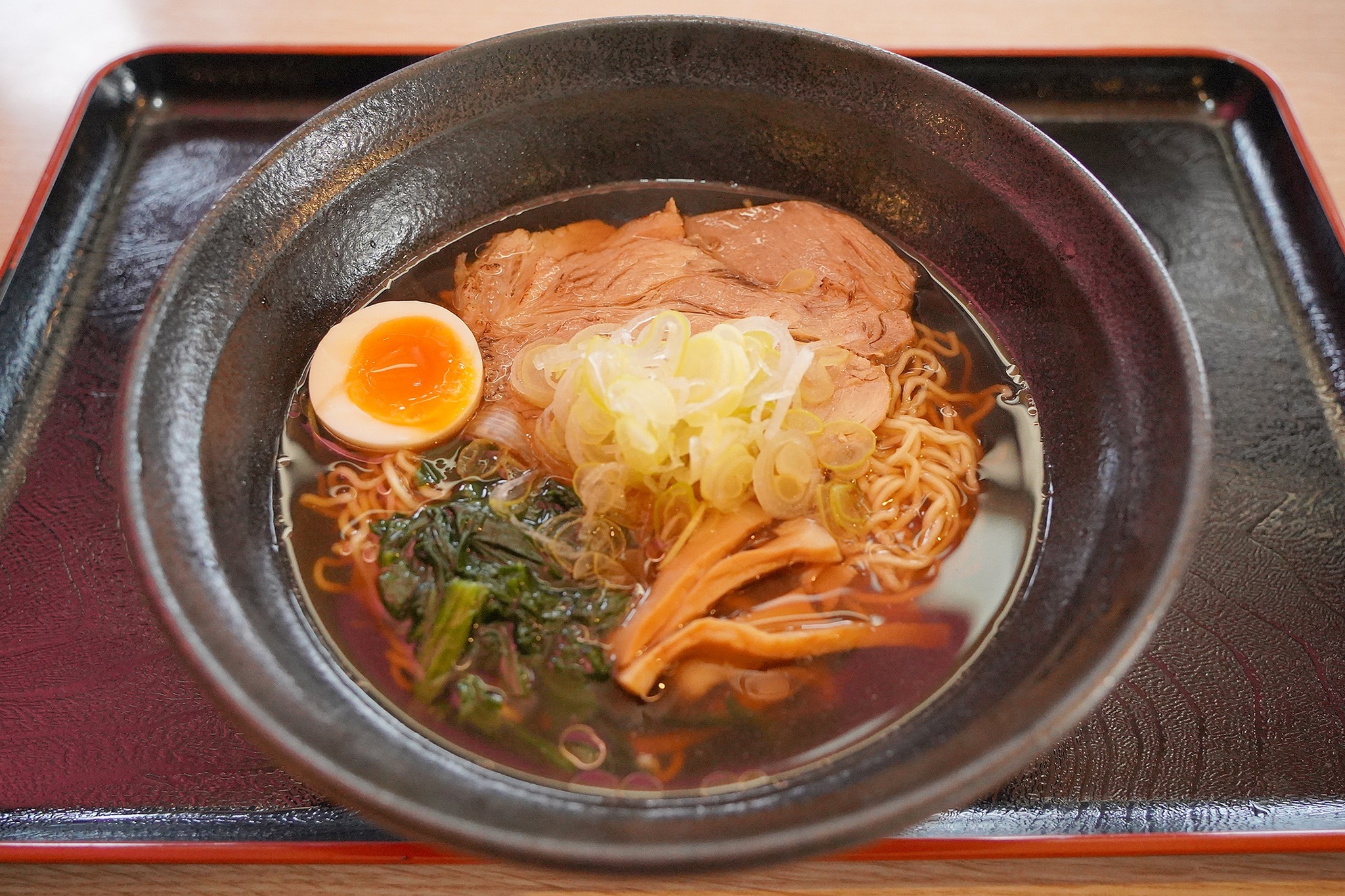 振る舞われたラーメン