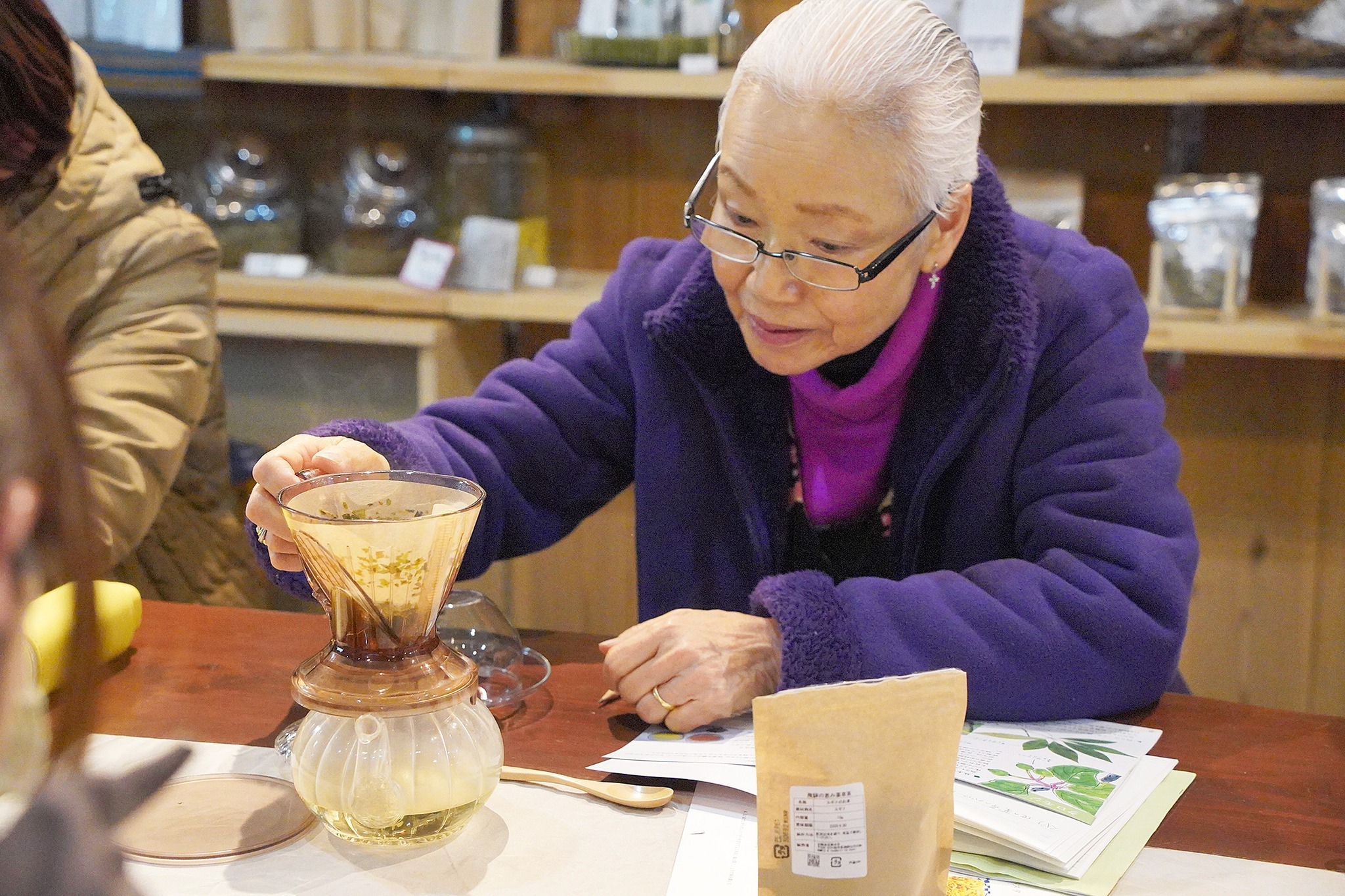 薬草講座の様子