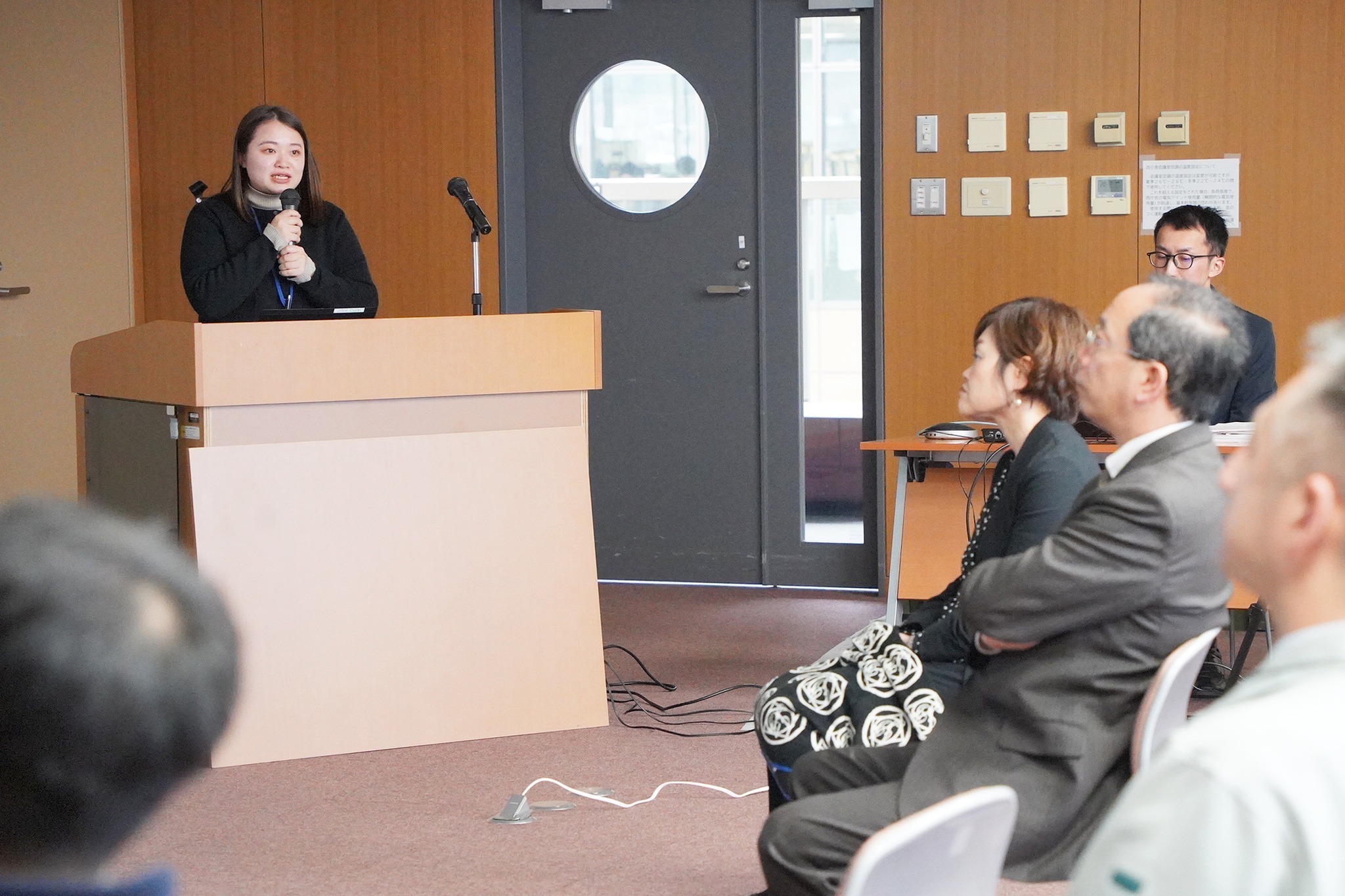 桜井さん報告の様子