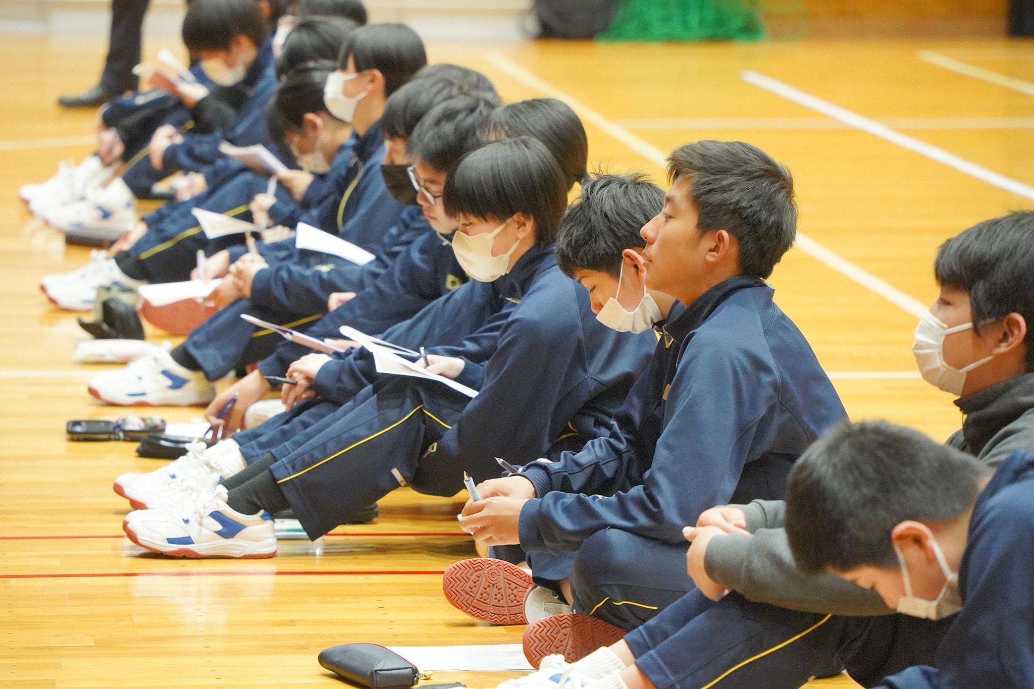 古川中マイプロ実施に向けたキックオフ会の様子