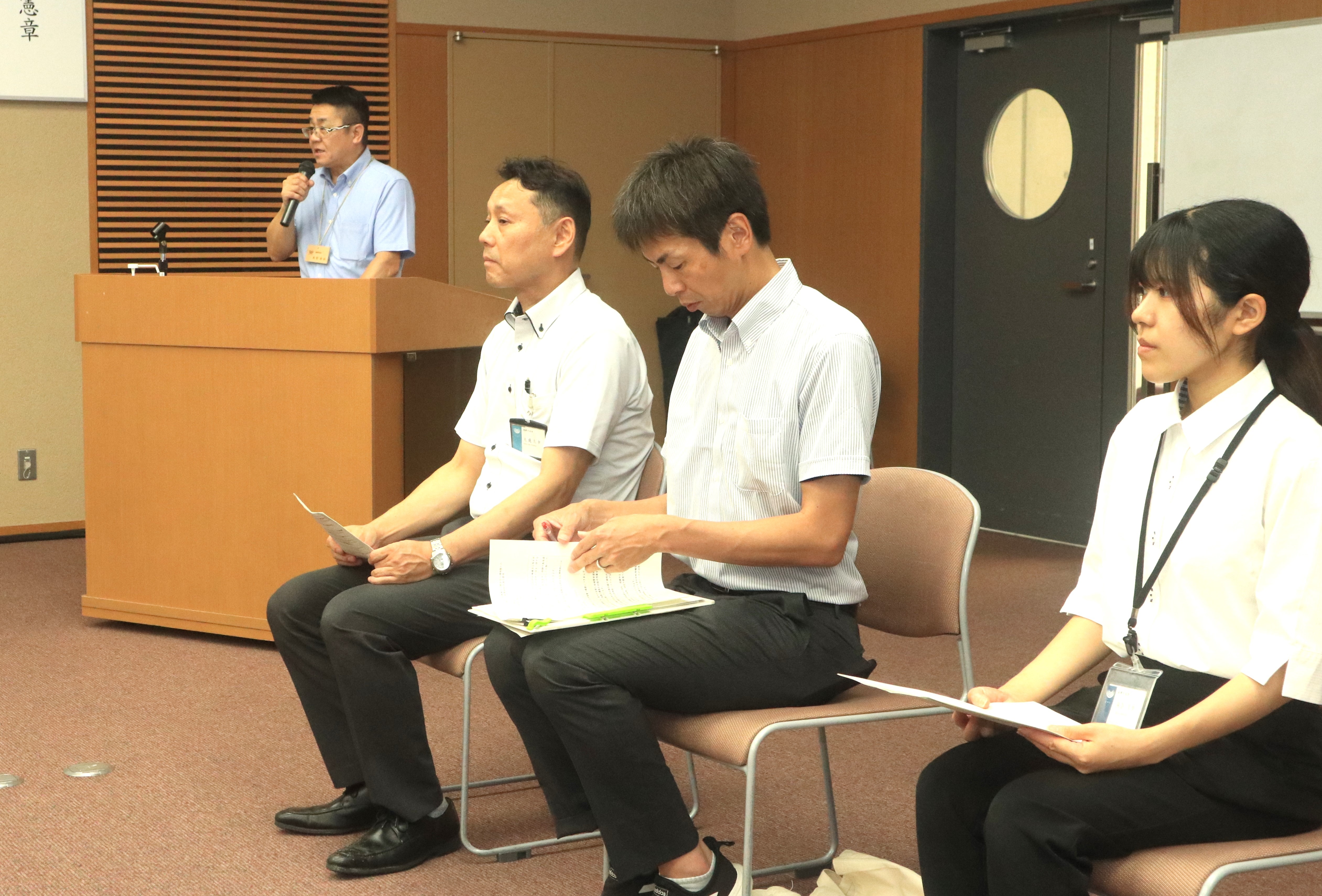 覚書 締結式の様子