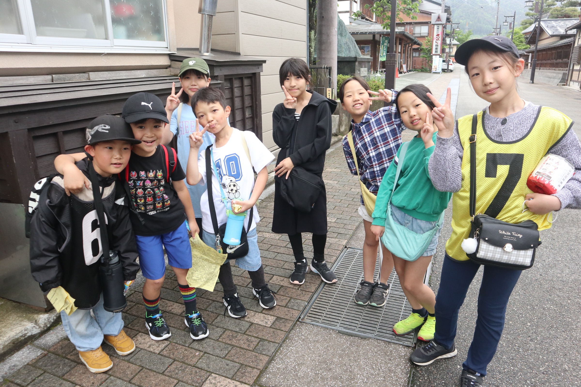 親子で「スタンプウォーク」を楽しみました