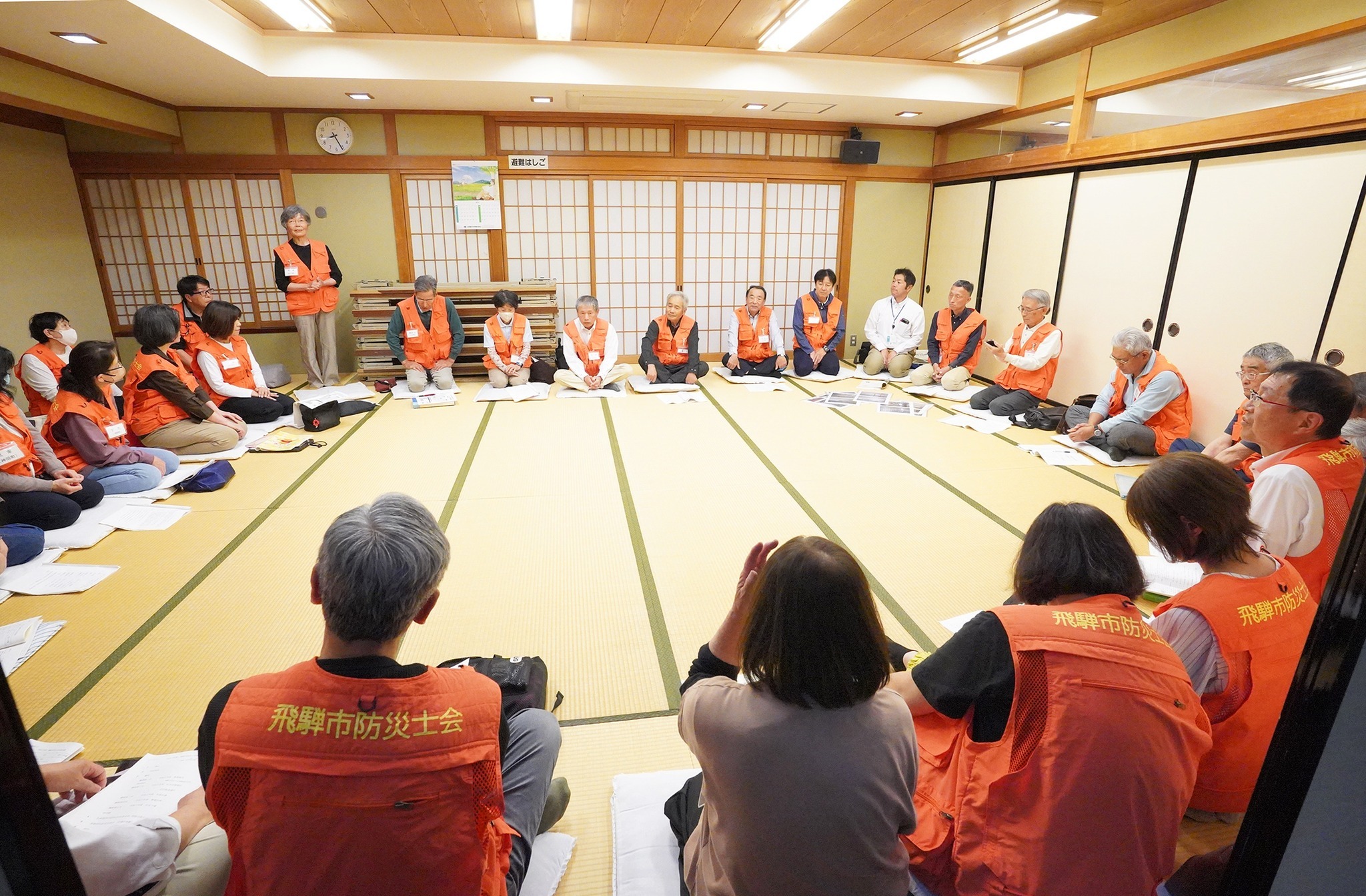飛騨市防災士会が総会と研修会を開催