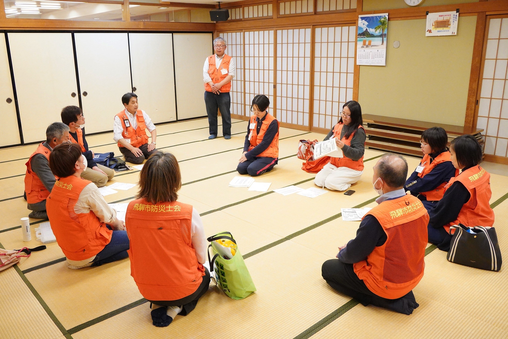 飛騨市防災士会が総会と研修会を開催