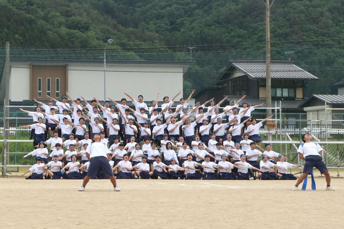 古川中が体育祭～伝統の応援合戦で地域に元気とどける