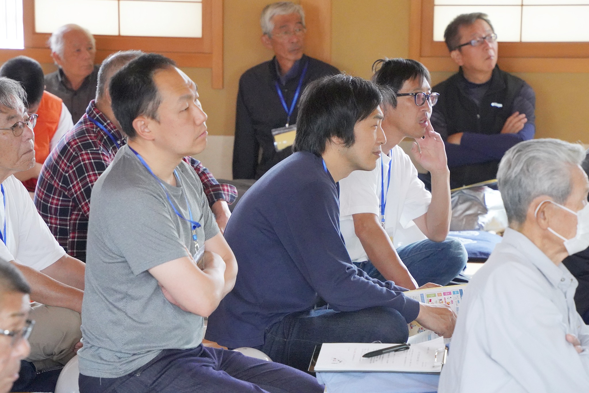 高校生防災士や中学生が地域の防災訓練で講話