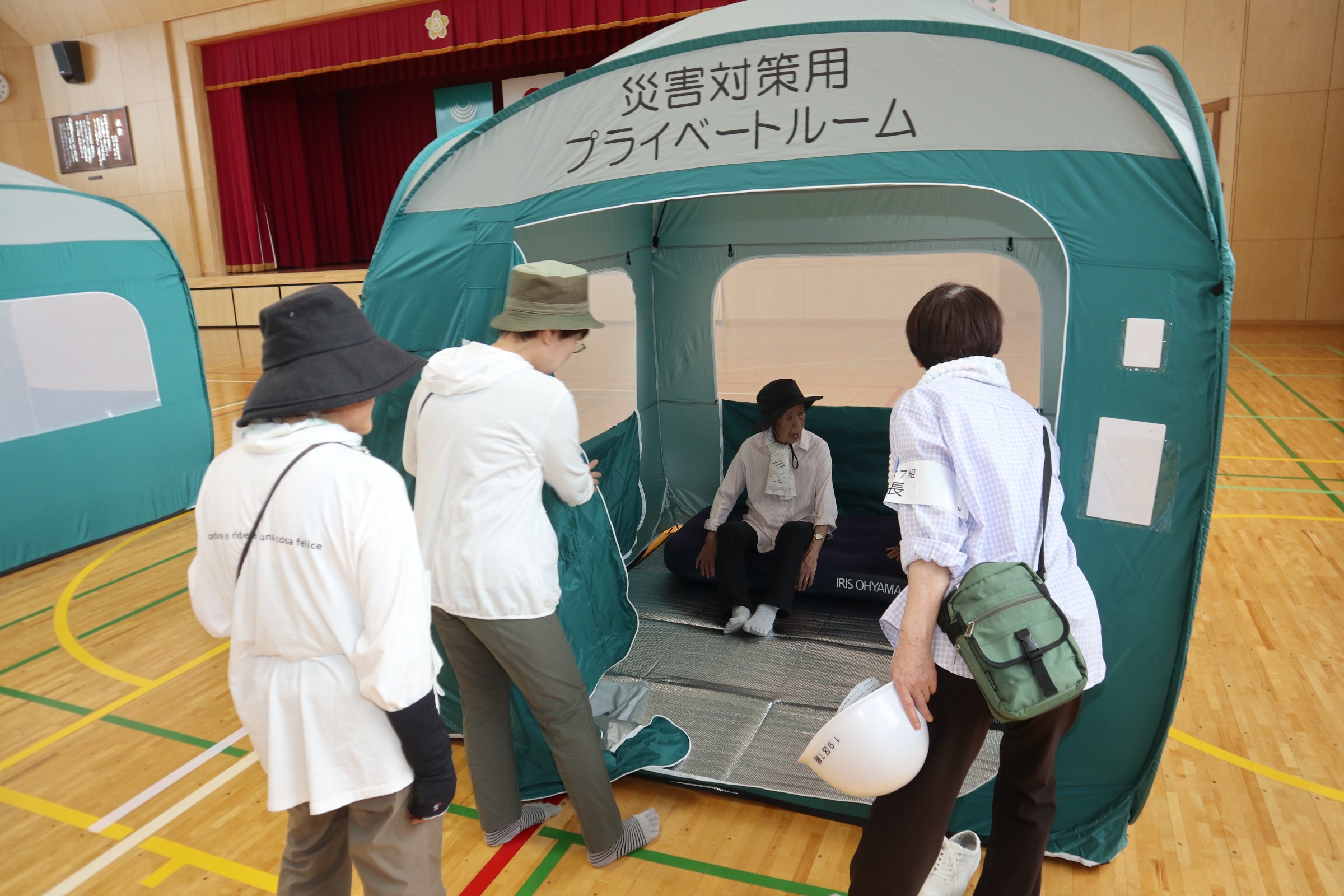 市総合防災訓練が実施されました…古川小では指定避難所開設訓練も