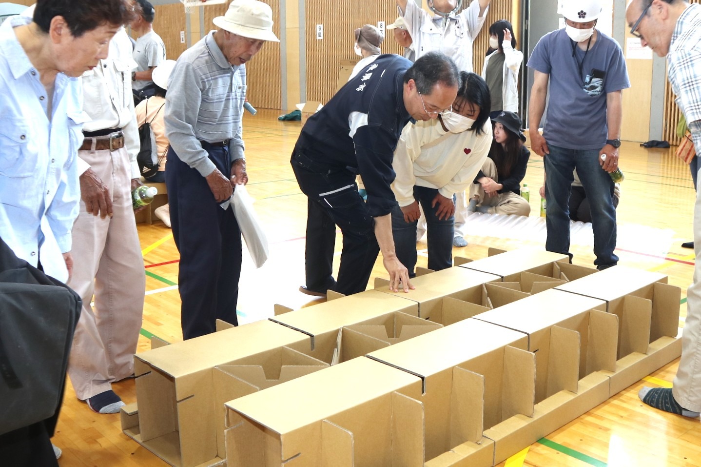市総合防災訓練が実施されました…古川小では指定避難所開設訓練も