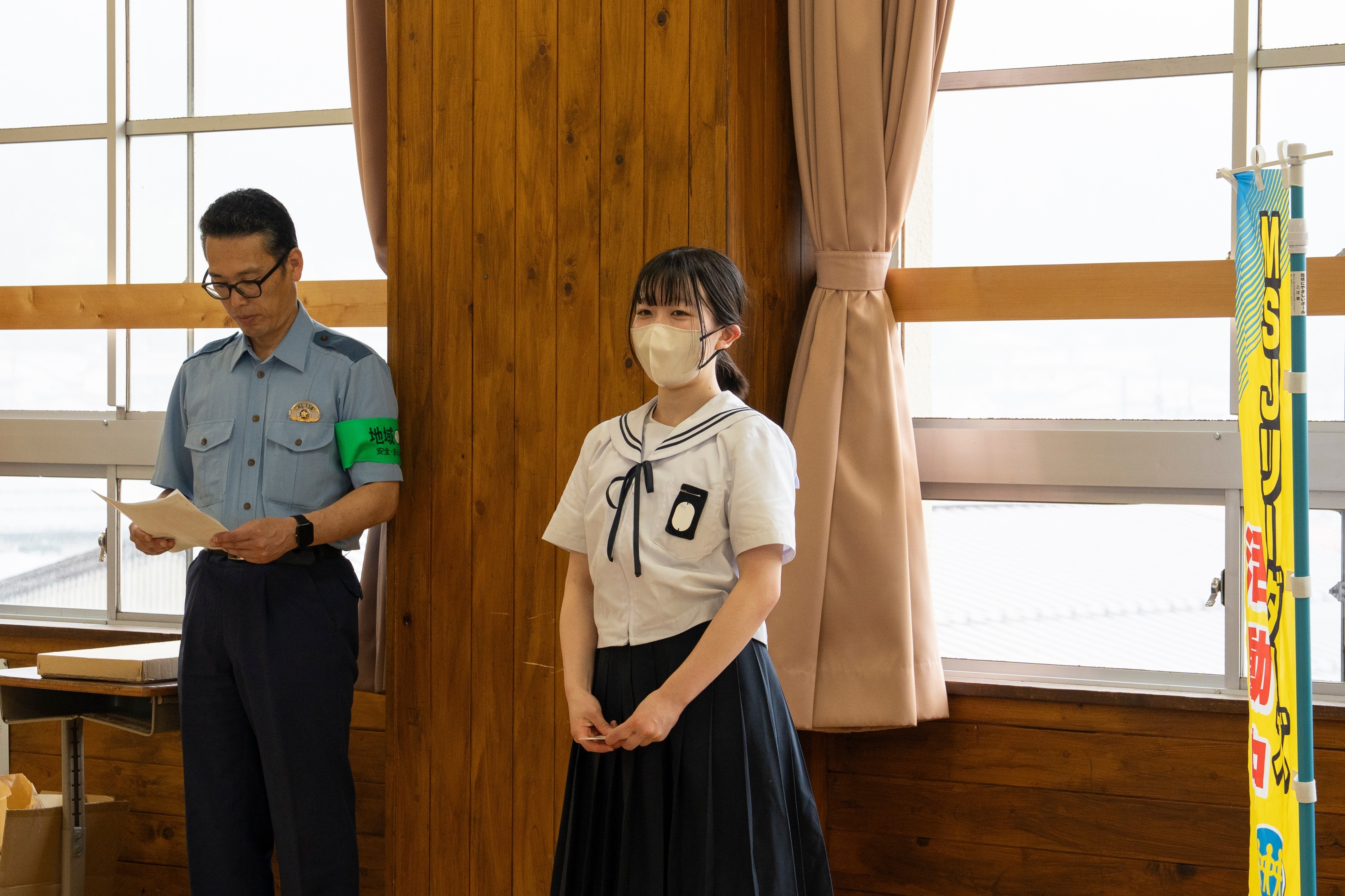 神岡中学校でMSJリーダーズ任命式が行われました