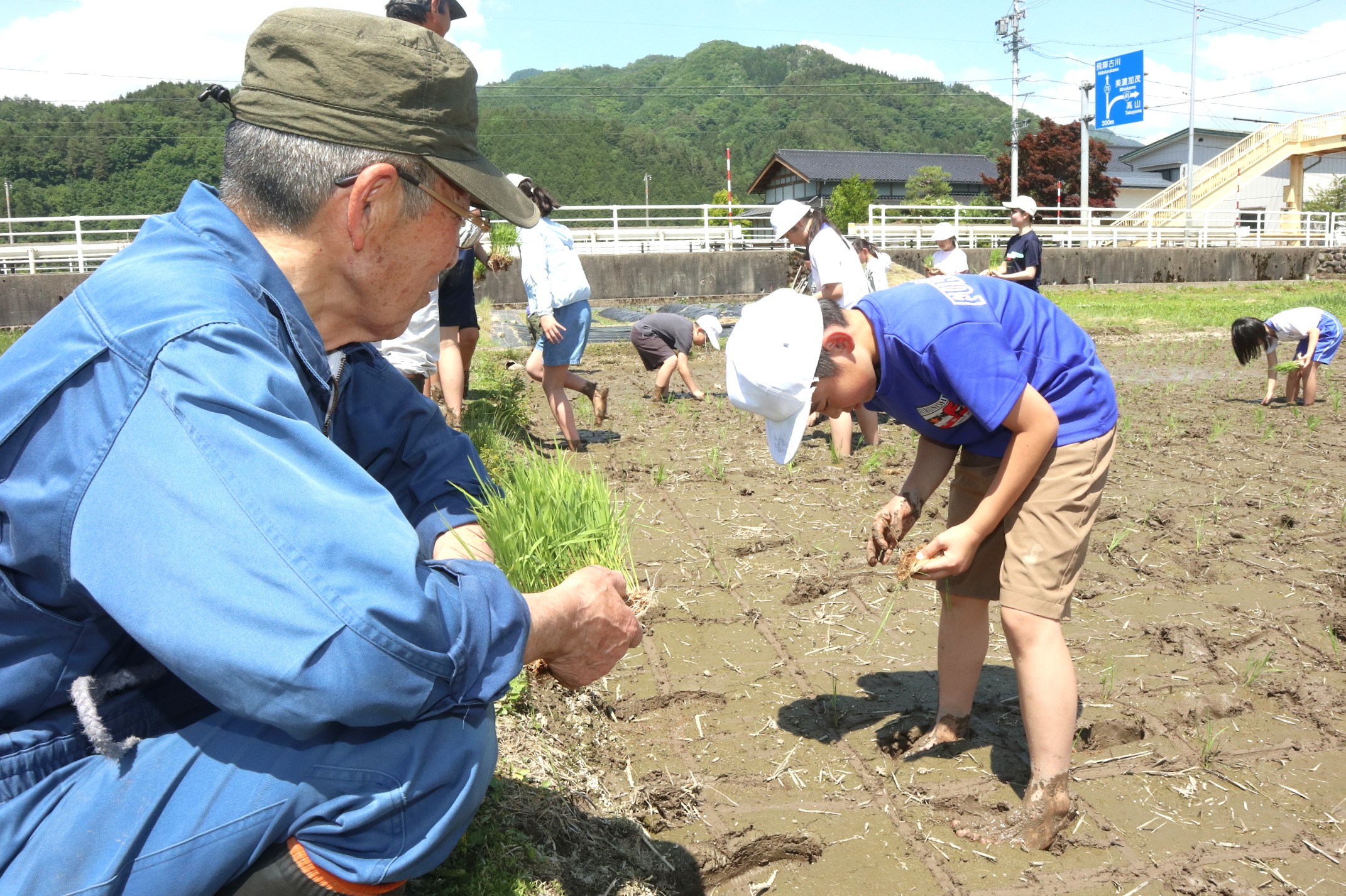 古西小学校　米作り