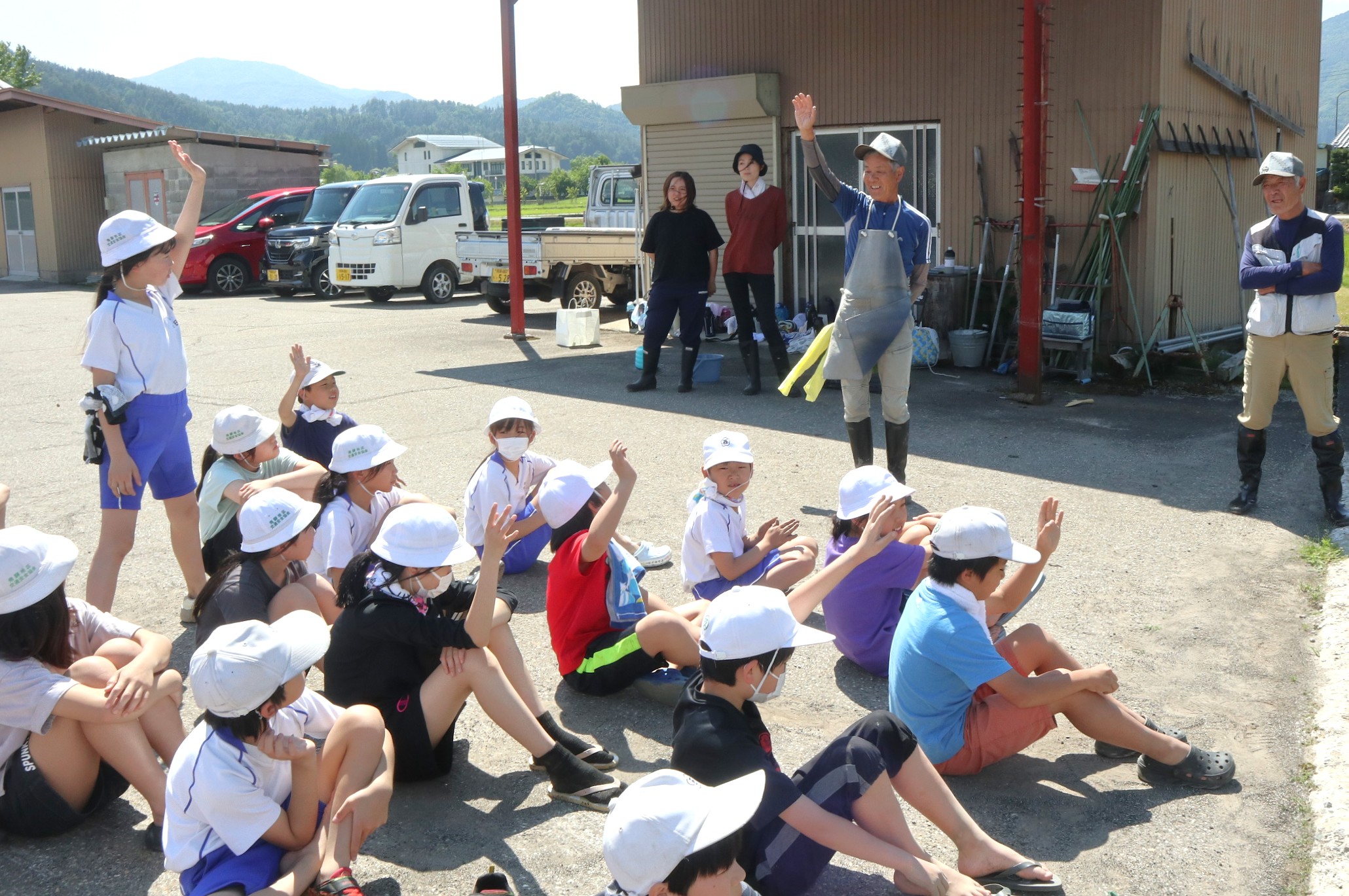 古西小学校　米作り