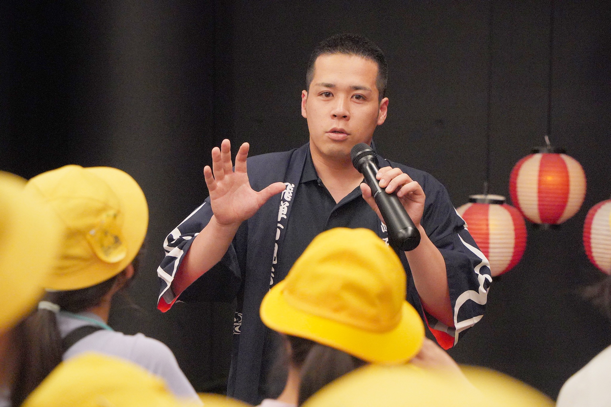 まつり会館の見学や解説を聞いて古川祭の魅力を学びました