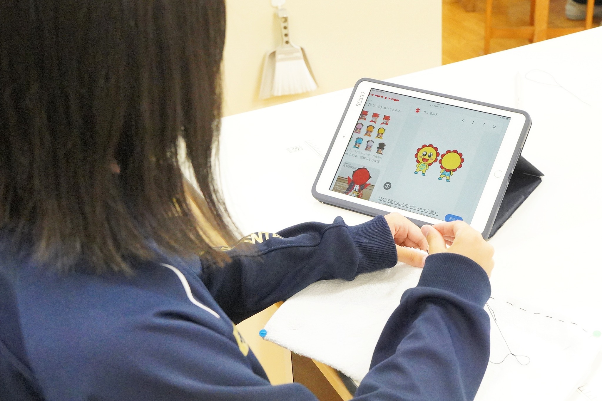 「子どもぞうきんコンテスト」に向けて作品づくりを始めました