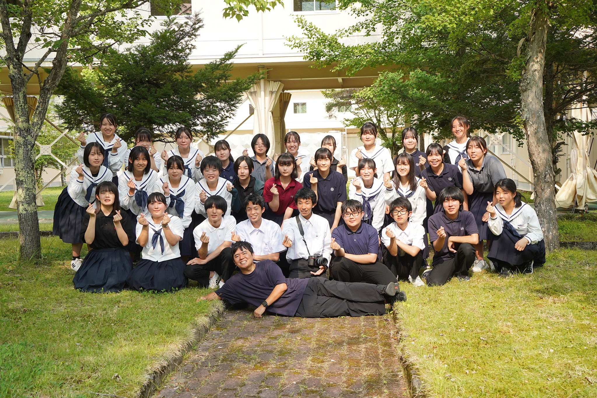 プロの写真家から撮影のコツなどを学びました