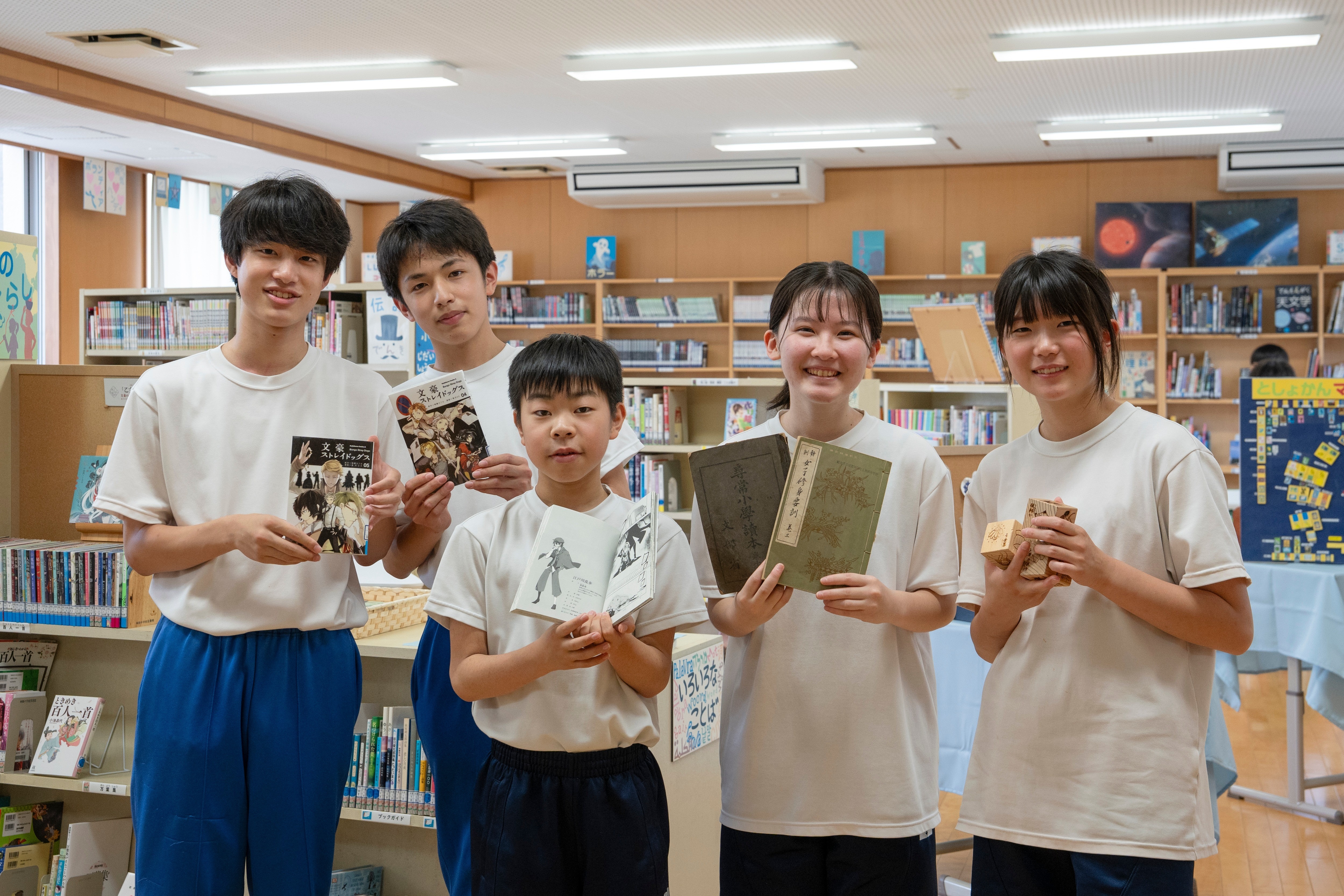 昭和100年を記念して神岡中で「昭和展」