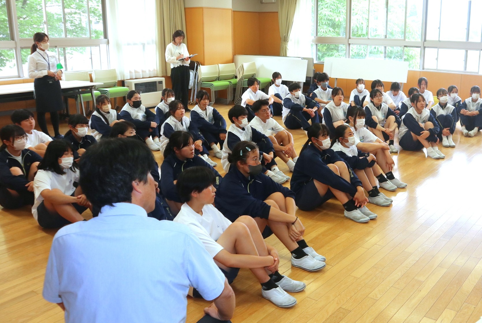 古川中ＭＳＪリーダーズ認証式を実施