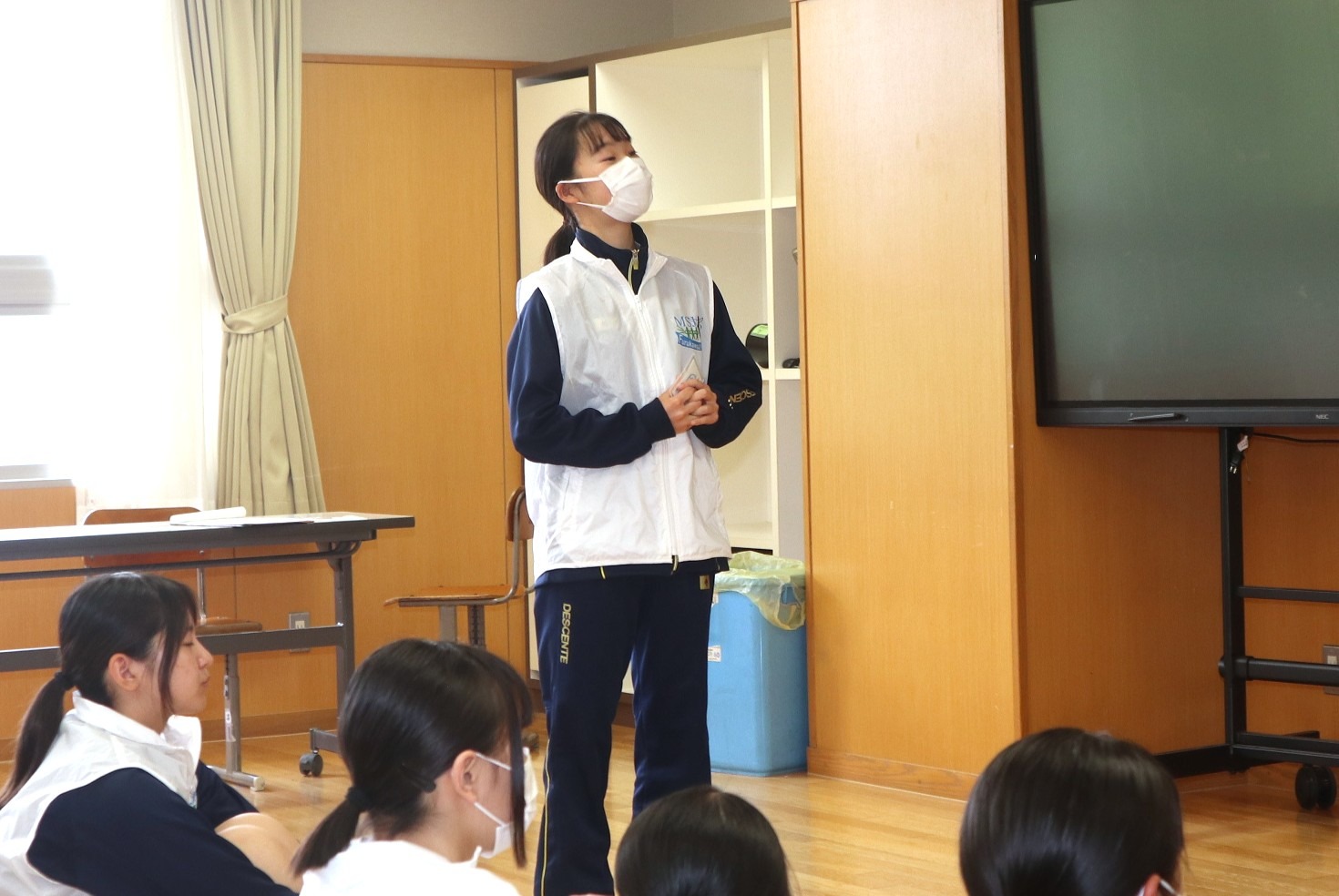 古川中ＭＳＪリーダーズ認証式を実施