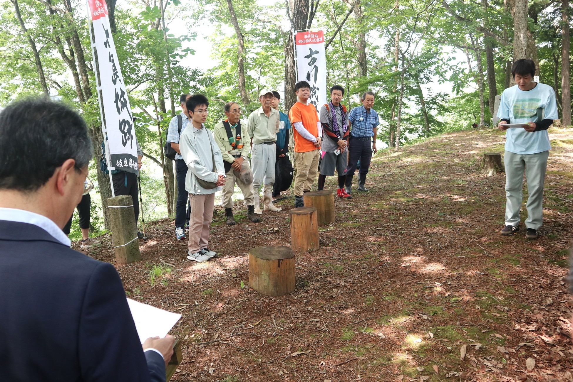 国史跡・姉小路氏城跡へようこそ！～飛騨市が「山城ガイド」認定～