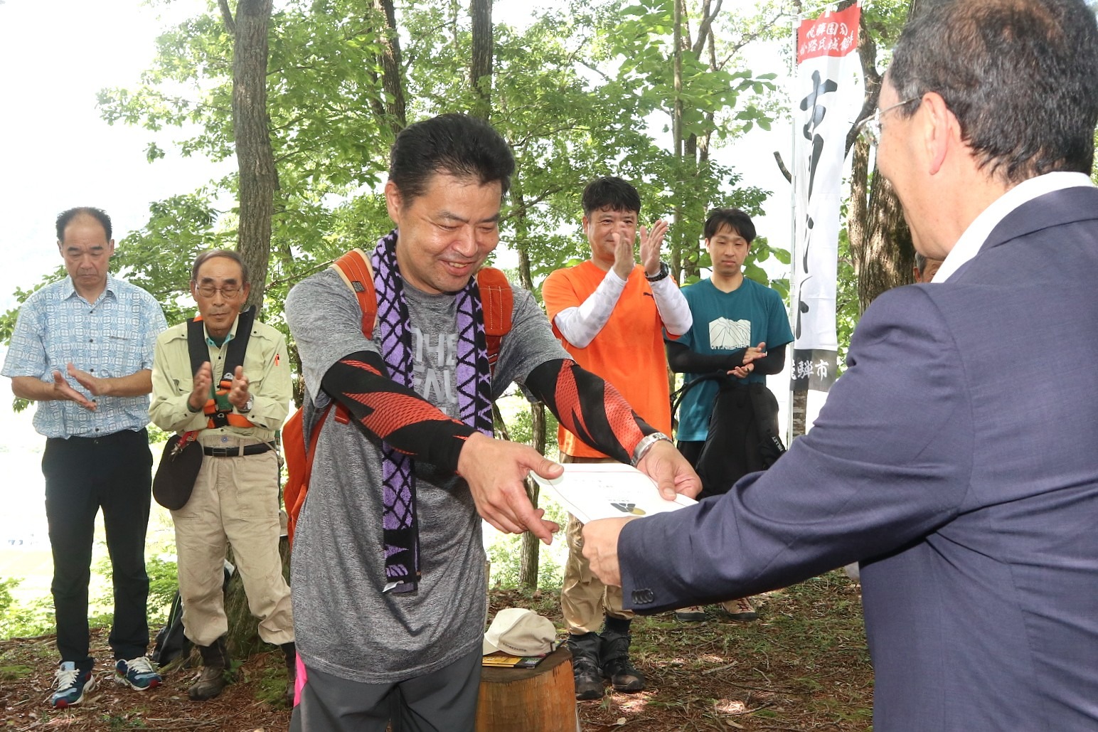 国史跡・姉小路氏城跡へようこそ！～飛騨市が「山城ガイド」認定～