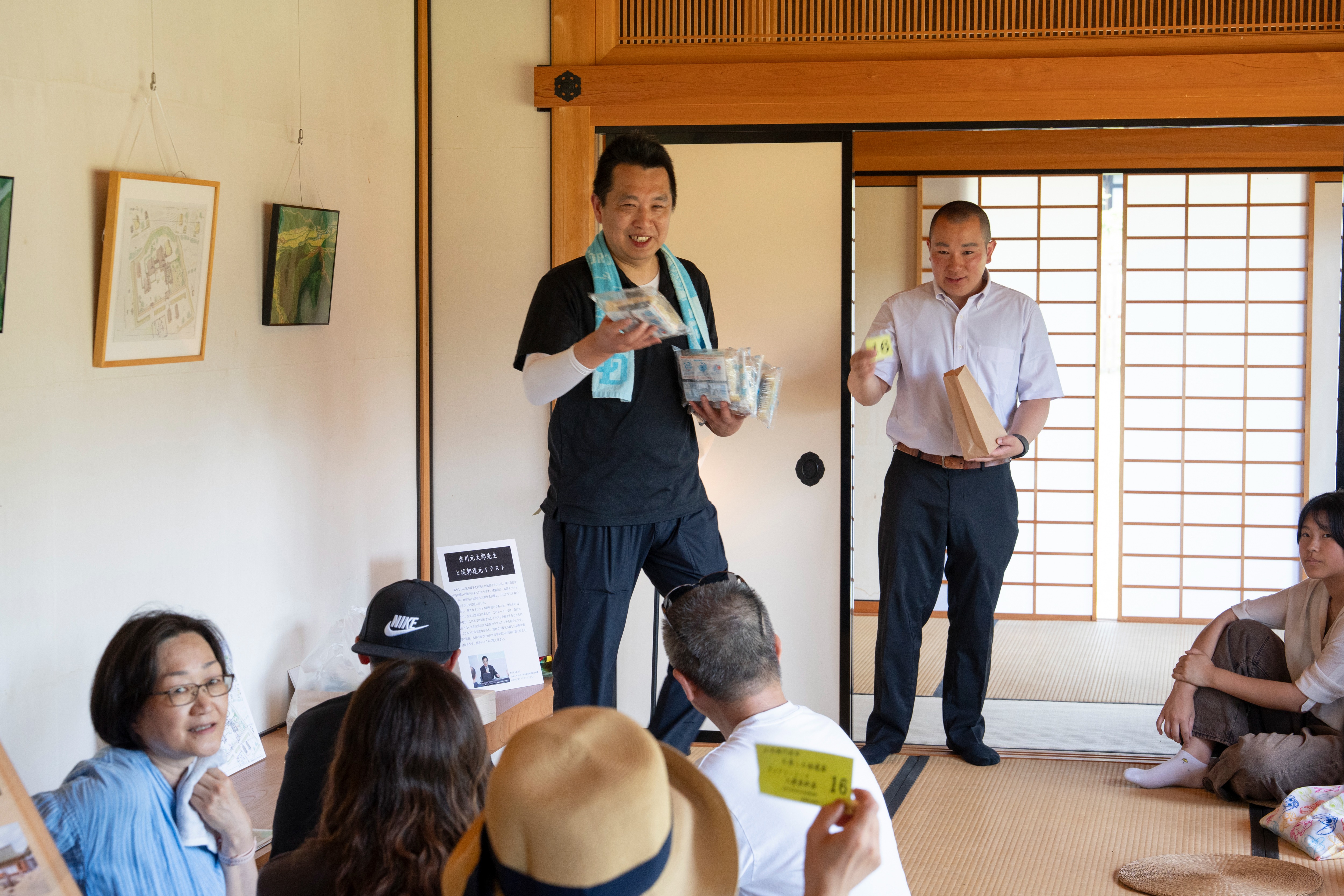 江馬館で初の「門前市」開催