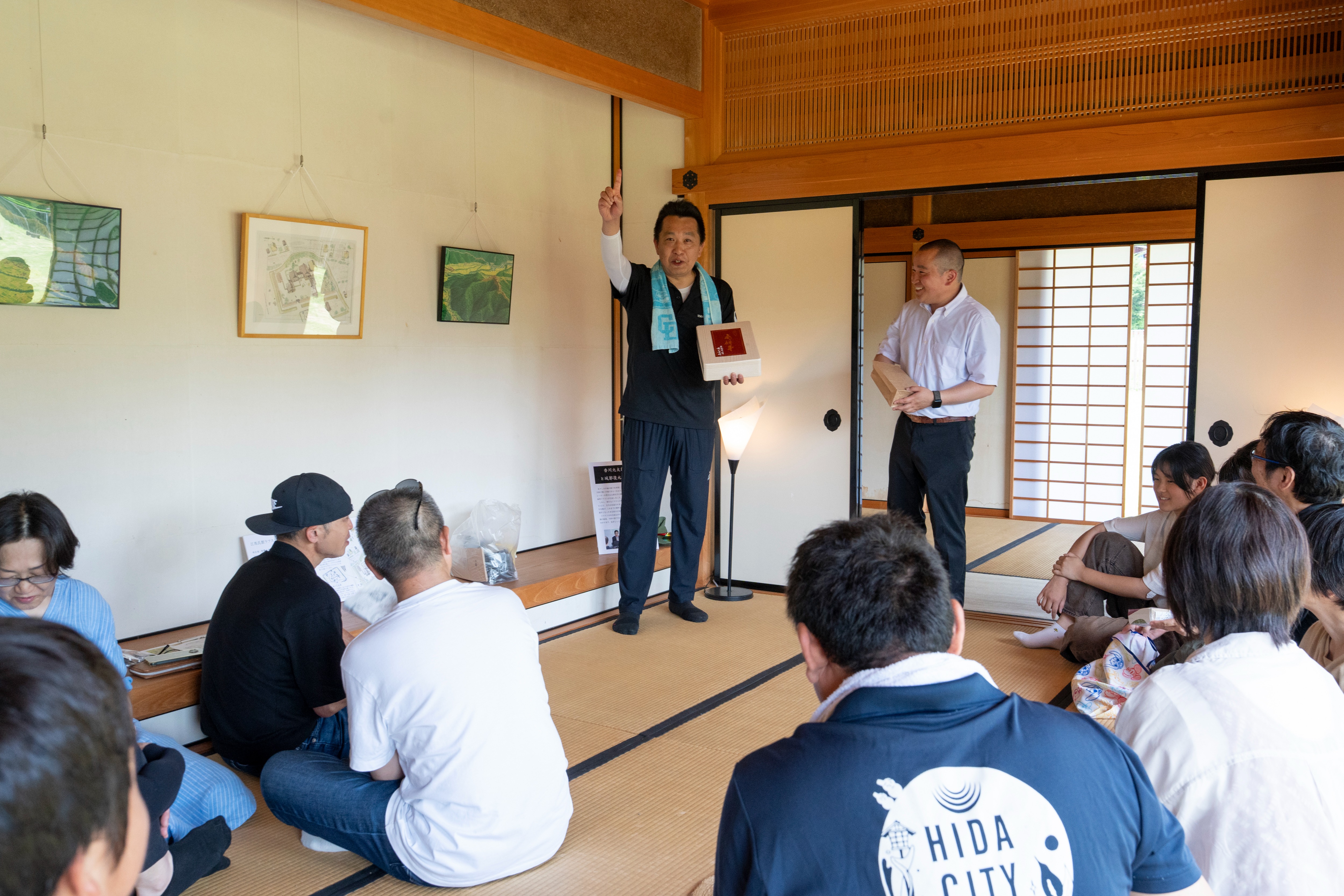 江馬館で初の「門前市」開催