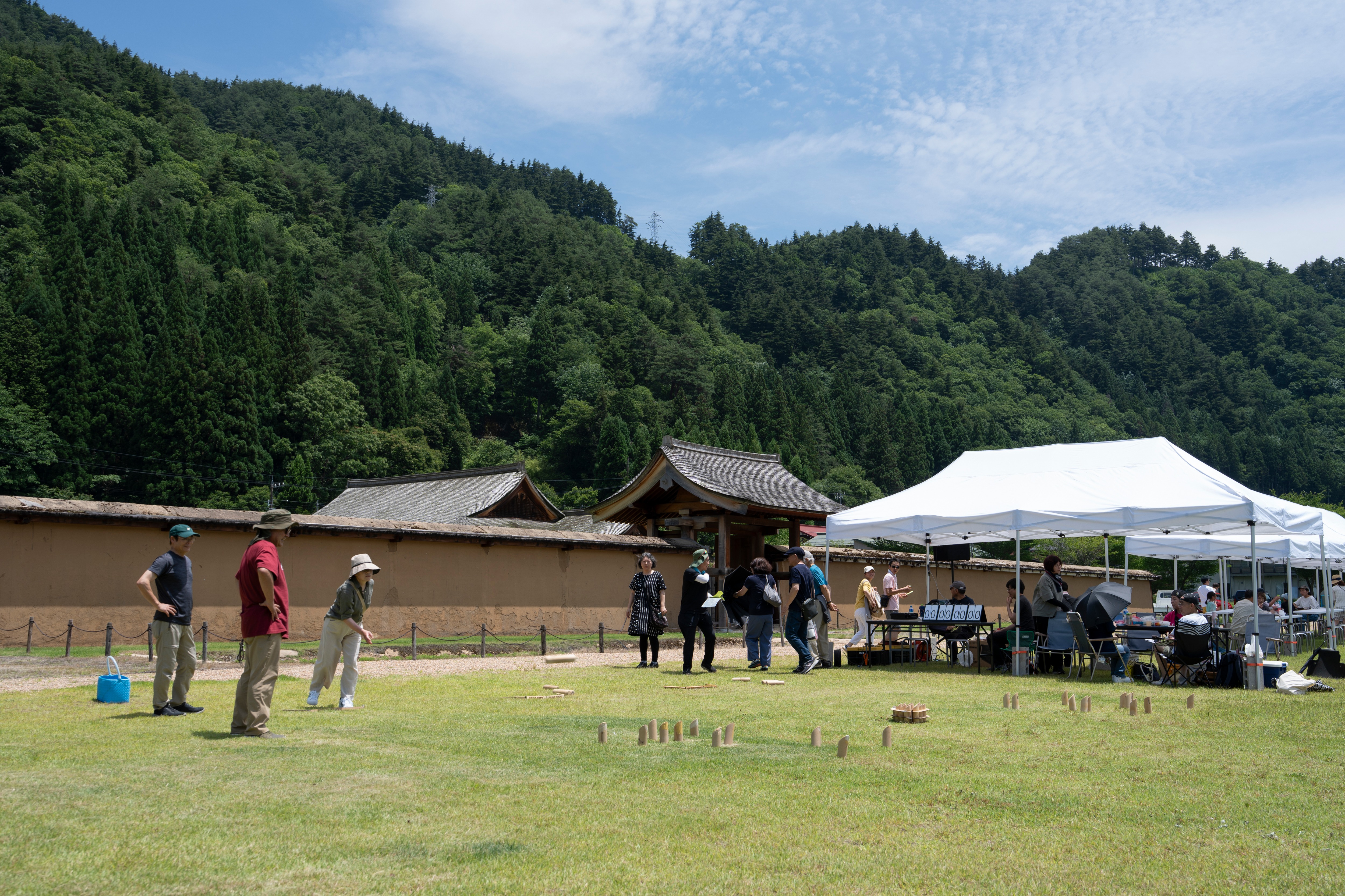 江馬館で初の「門前市」開催