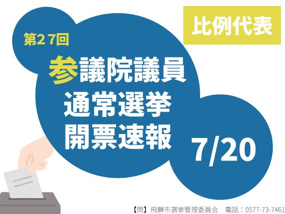 開票　比例代表