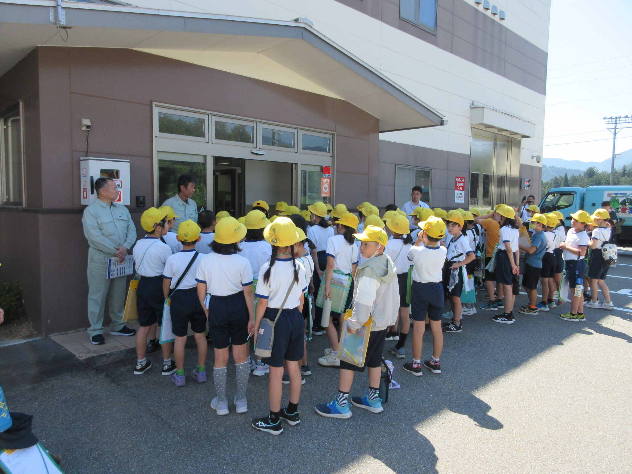 飛騨市クリーンセンター見学の様子(1)
