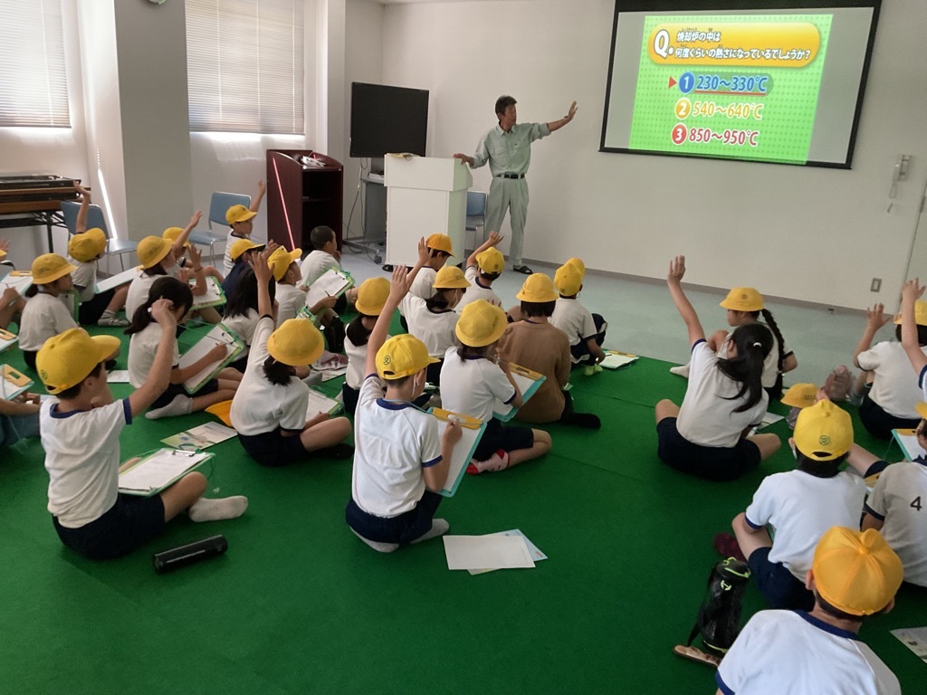 飛騨市クリーンセンター見学の様子(3)